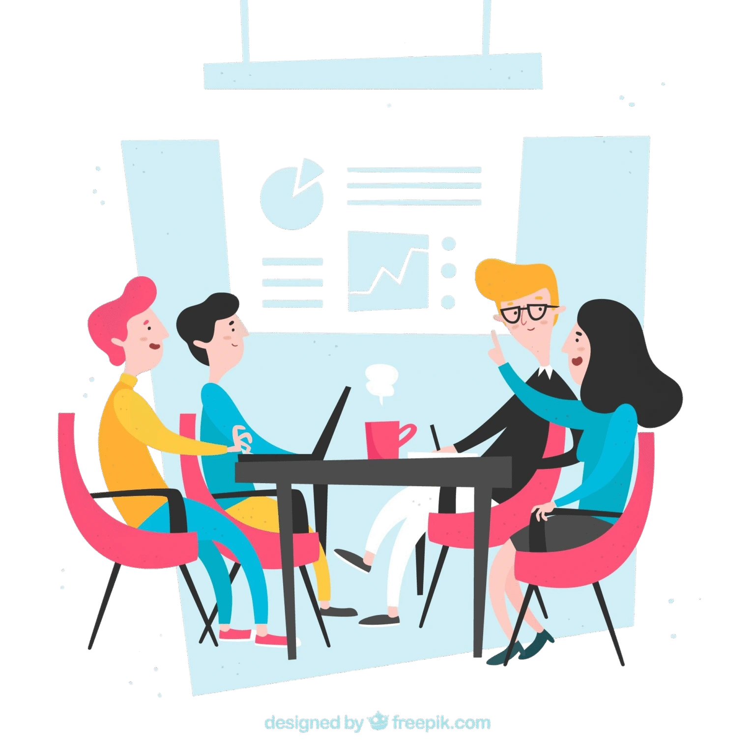 Pulse Bit team at work in the best digital marketing agency environment