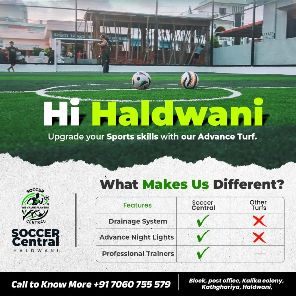 Soccer Central logo with players in action – promoted by the best digital marketing agency Pulse Bit